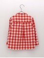 Gingham long sleeve shirt