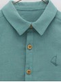 Camisa linho pescoço camisero