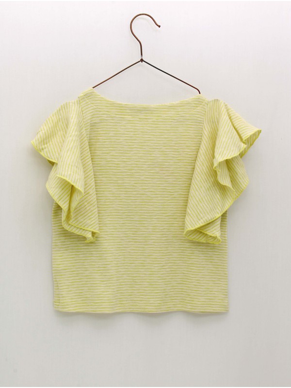 Ruffle sleeve t-shirt
