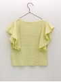 Ruffle sleeve t-shirt