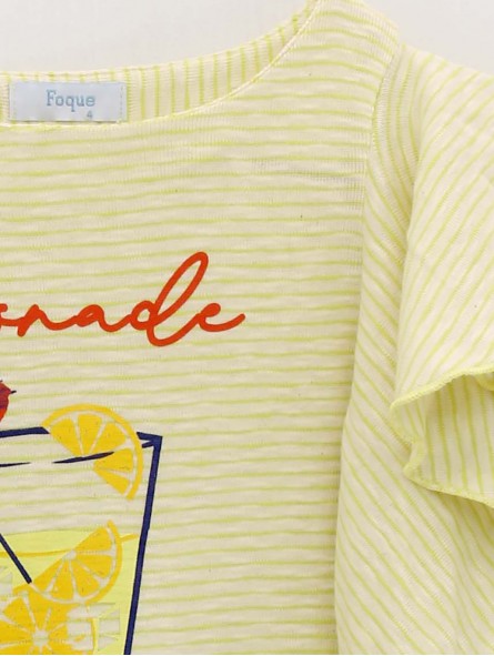 T-shirt manga volante