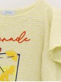 Camiseta manga volante