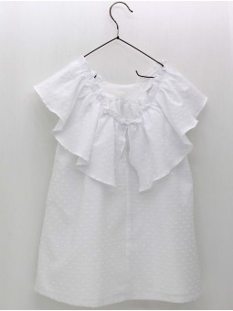 Vestido plumeti blanco