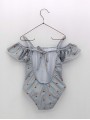 Girl's swimsuit Sailboats