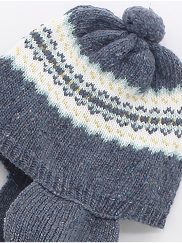 Gorro bufanda con greca