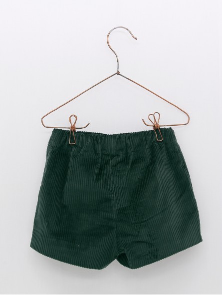 Pantalón corto de pana