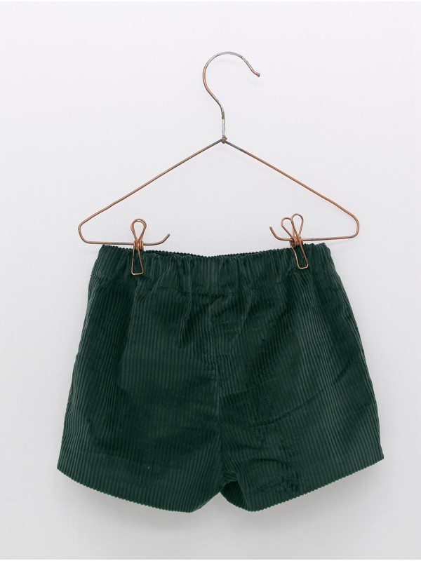 Pantalón corto de pana
