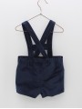 Pantalón corto con tirantes terciopelo