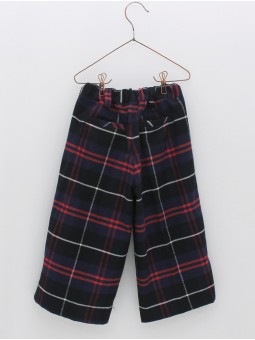 Culotte estampado tartán