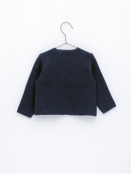 Garter stitch jacket