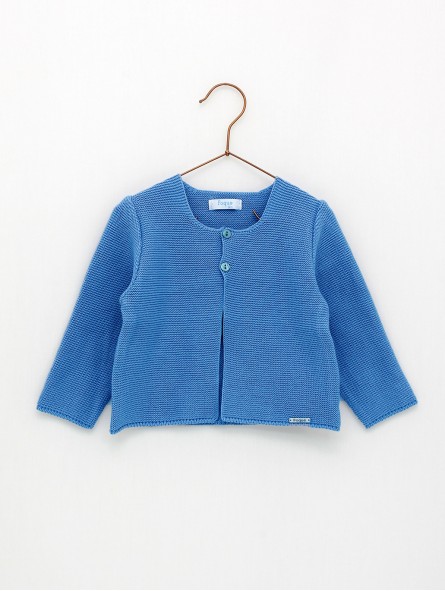 Garter stitch jacket