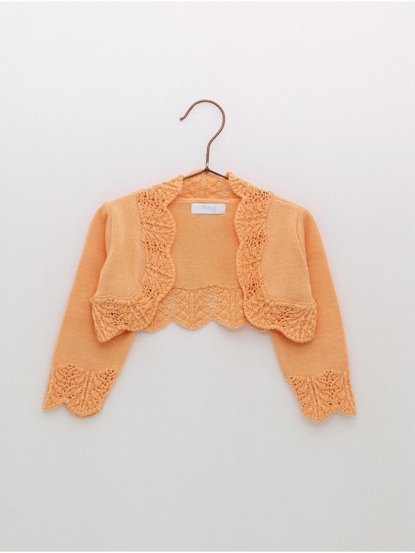 Chaqueta con ondas e calados