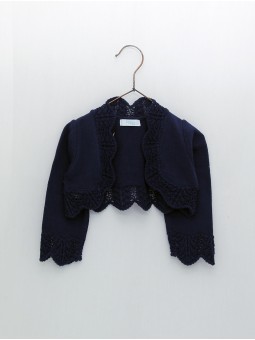 Jacket with waves and openwork