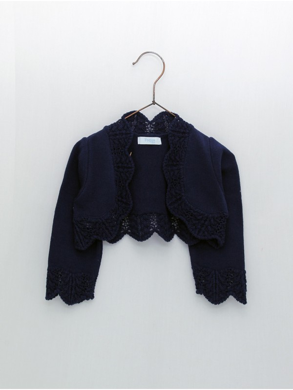 Jacket with waves and openwork