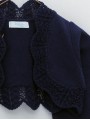 Chaqueta con ondas y calados