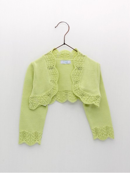 Chaqueta con ondas e calados