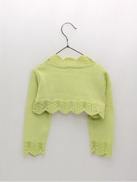 Jacket with waves and openwork