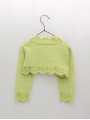 Chaqueta con ondas y calados