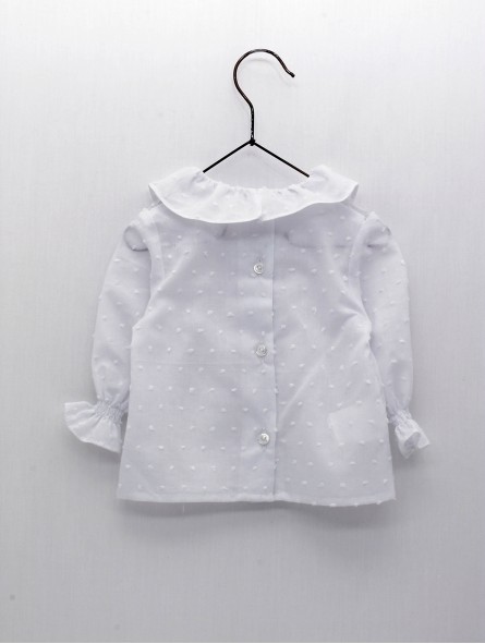 Blusa plumeti pescozo volante