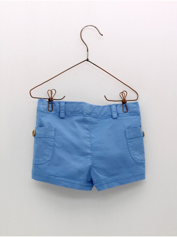 Pantalón curto loneta
