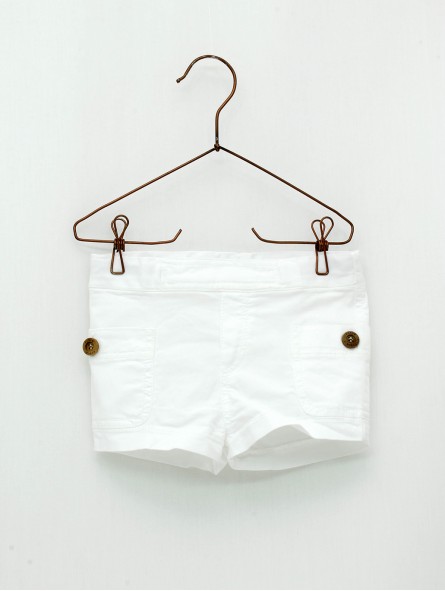 Pantalón curto loneta