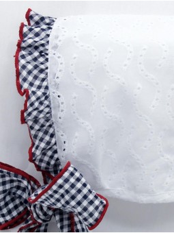 Nico embroidered bonnet