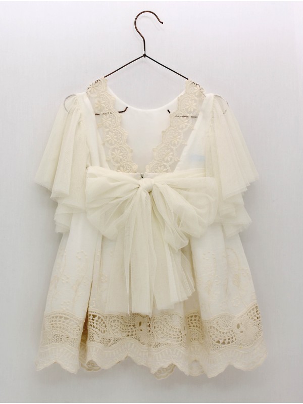 Vestido Greca Bordada Betania