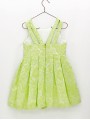 VESTIDO EN JACQUARDTABLEADO Y TIRAS EN ESPALDA CC. ORQUÍDEA