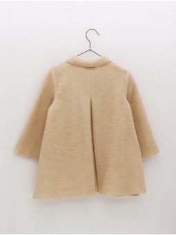Boiled wool coat