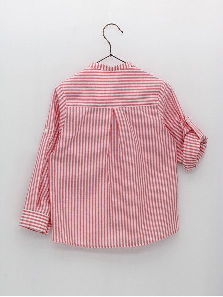 Camisa rayas rojas
