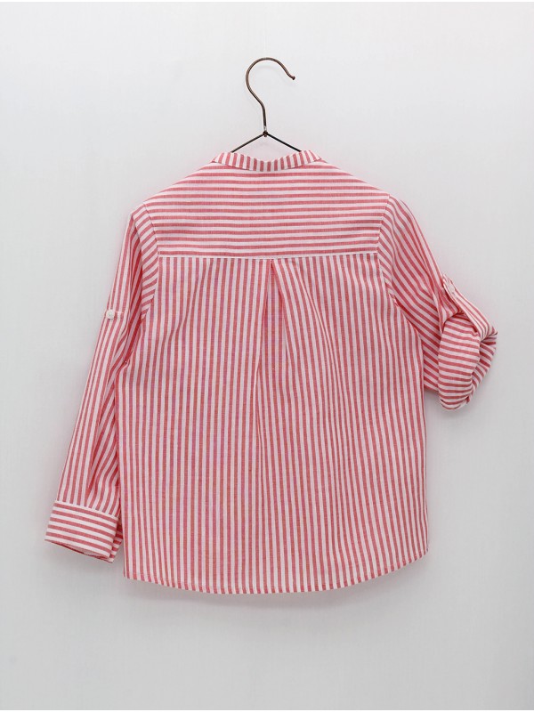 Camisa rayas rojas