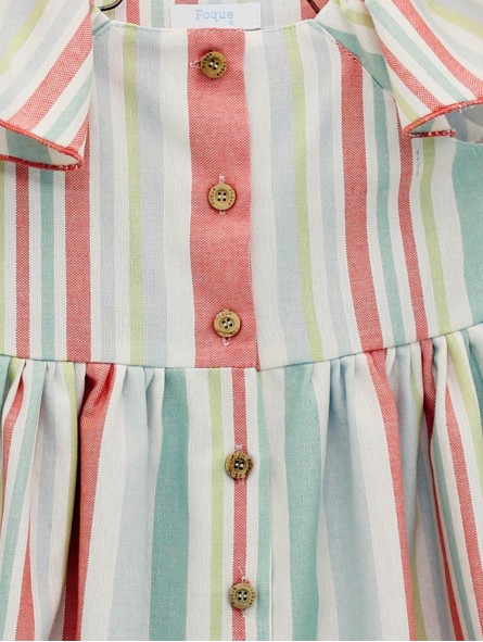 Striped shirt dress