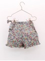 Saia pantalón de flores