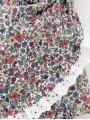 Saia pantalón de flores