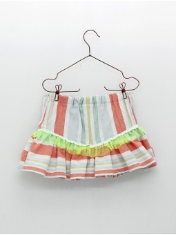 Short niña rayas
