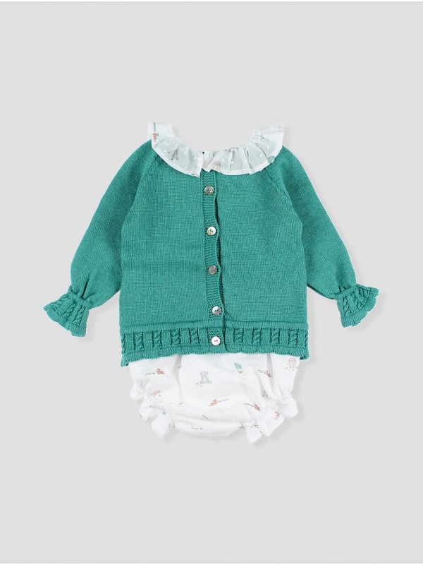 Conjunto niña Menta