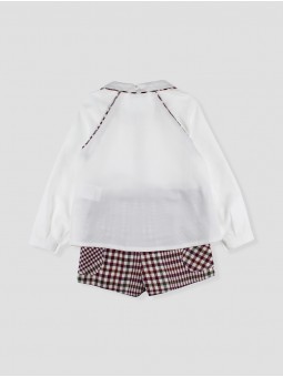 Conjunto niño Burgundy