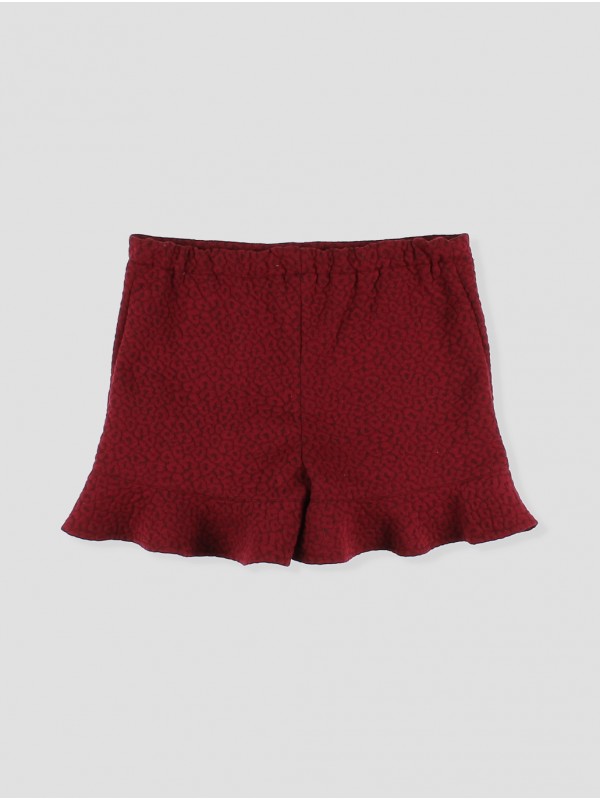 Pantalón corto Burgundy
