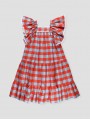 Tokio long checkered dress