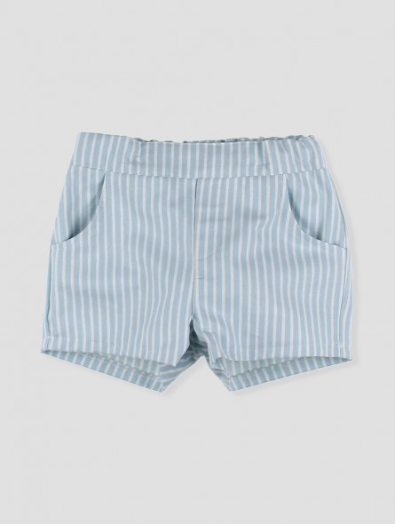 La Toscana Striped cotton shorts