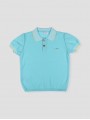 Saint Tropez Knitted polo-shirt