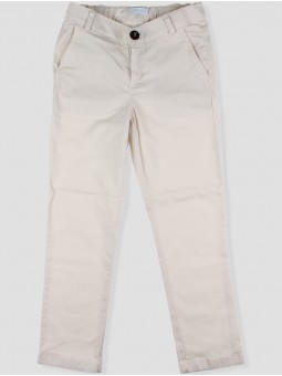 Long basic canvas trousers