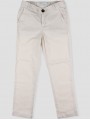 Long basic canvas trousers
