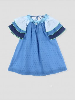 Girls' blue plumeti