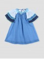 Girls' blue plumeti