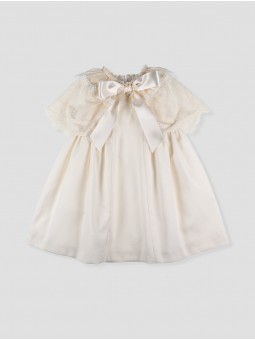 Vestido efecto capa Roma