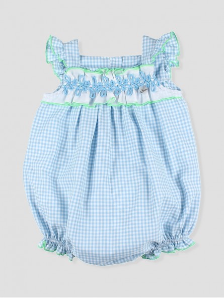 Baby gingham Santorini