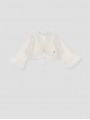 Chaqueta bolero lazo tul