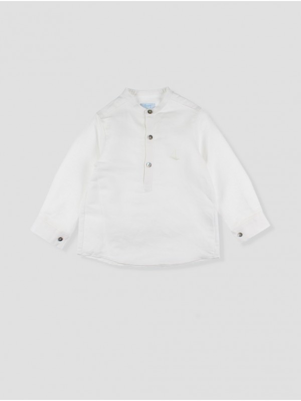 Camisa blanca lino