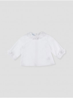 Blusa branca manga longa